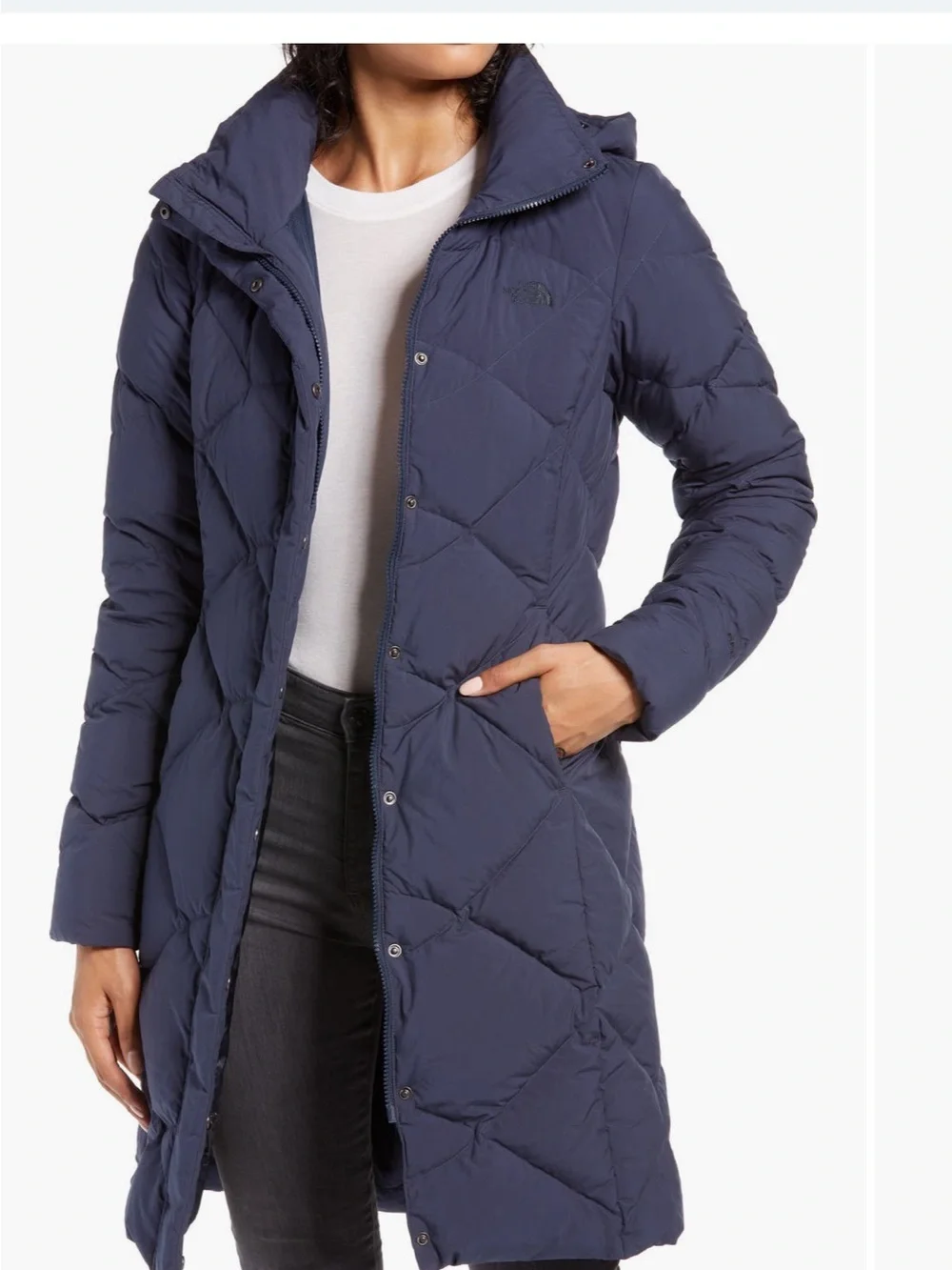 The North Face Miss Metro II Hooded Water Resistant Down Parka